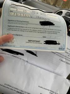 Buy genuine driving licence with test certificate